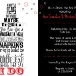 Stock The Bar Invitations Printable