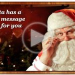 Make Your Christmas Special With Portable North Pole Santa Video Message