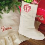 White Christmas Stockings Wholesale